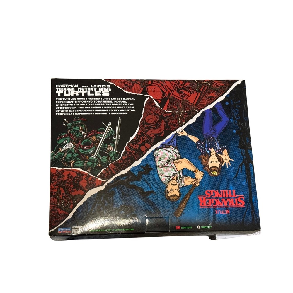 Stranger Things Eleven TMNT Leonardo Action Figure Set Playmates Toys 81191 New - Picture 4 of 8